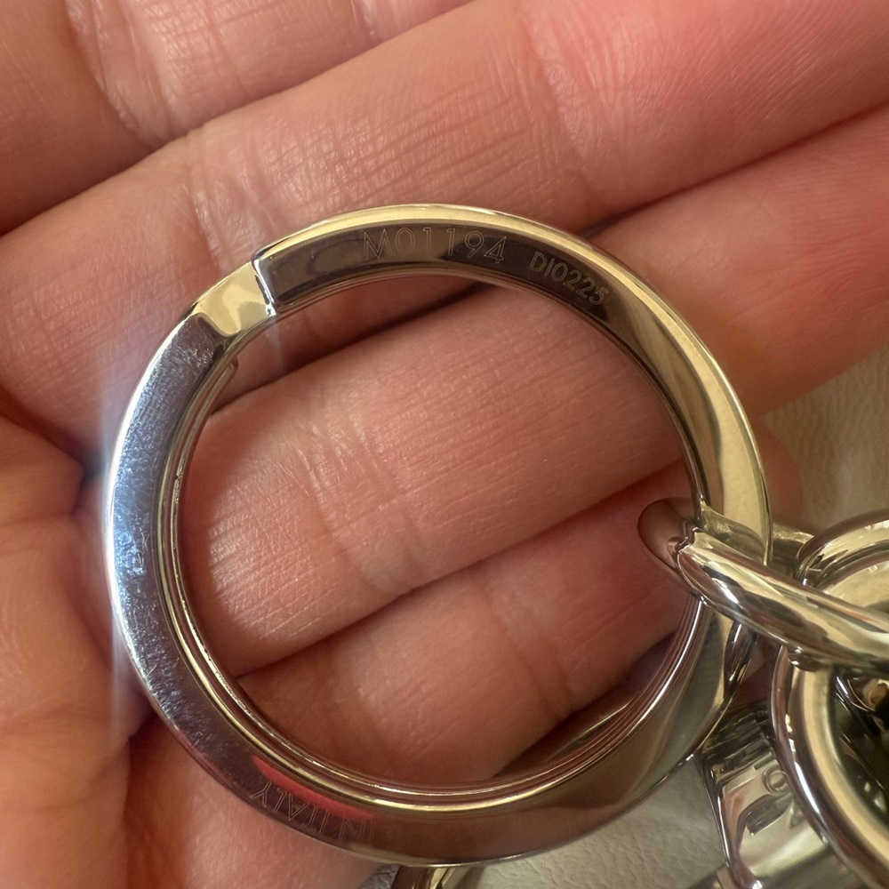 LV Aerogram Key Holder and Bag Charm NEW - Picture 8 of 14